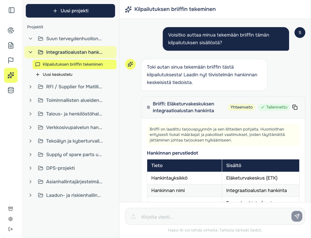 AI analyzes tenders for you and helps you make better decisions